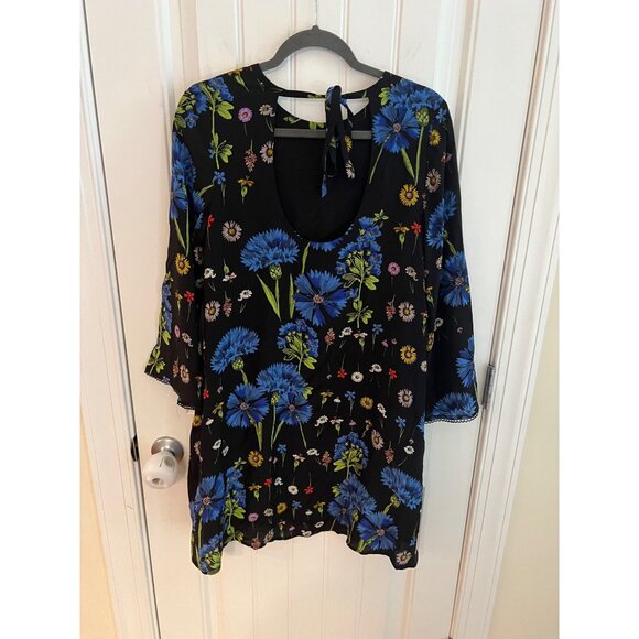 Anthropologie Maeve Lucinda Silk Tunic Floral Dress Sz Small - Picture 5 of 7